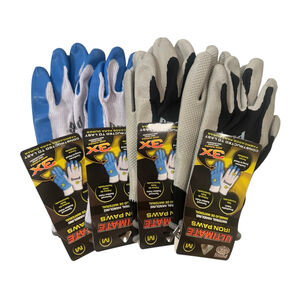 4 pair Pugs Ultimate Iron Paws Gloves Blue Gray One Size